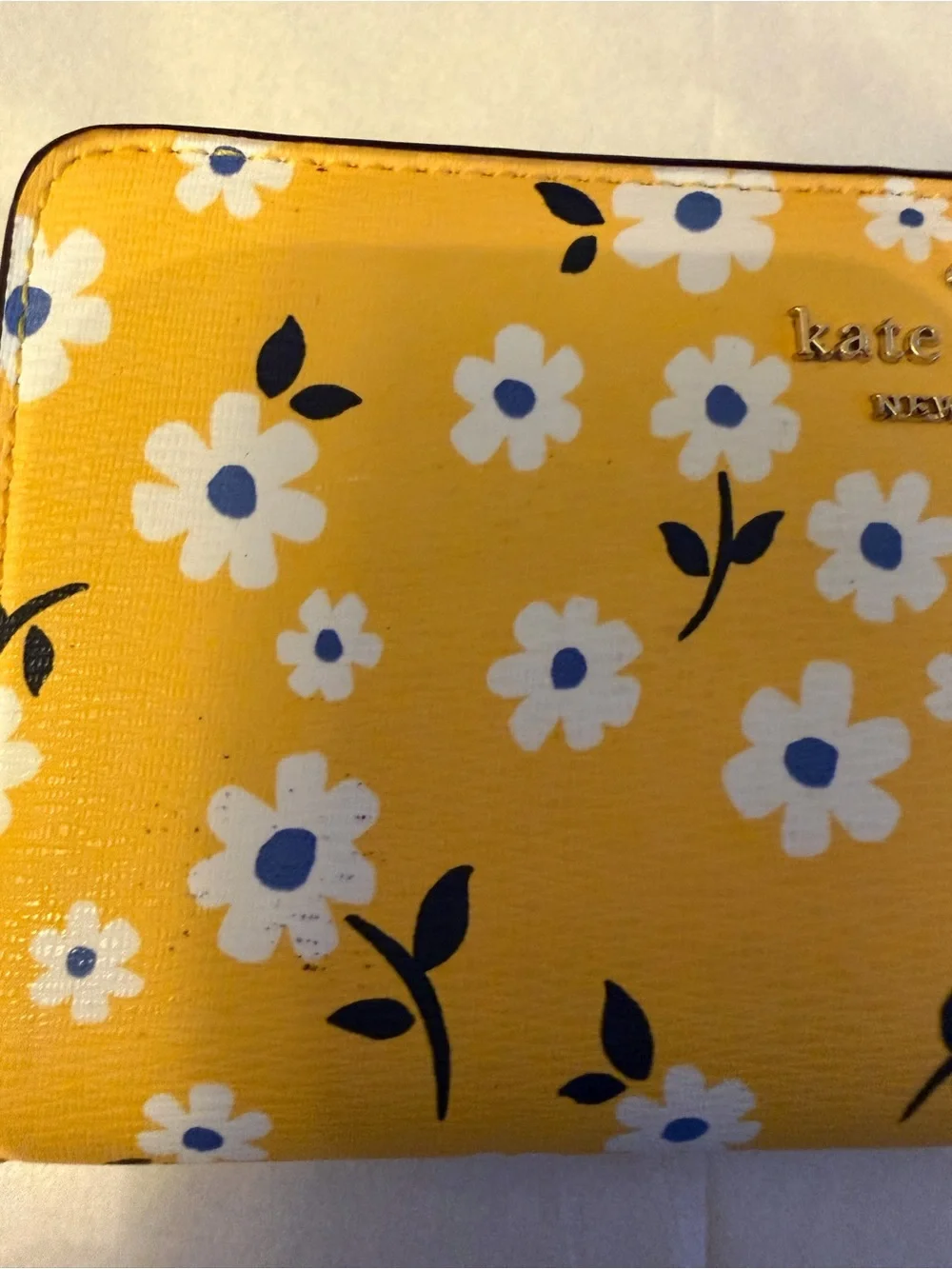kate spade Yellow Floral Daisy Wallet